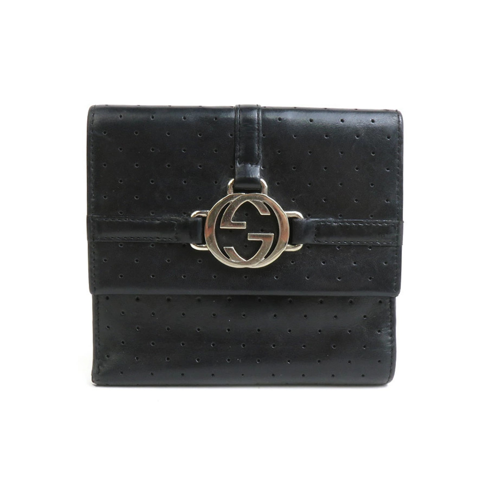 Gucci Bifold Wallet Leather Black